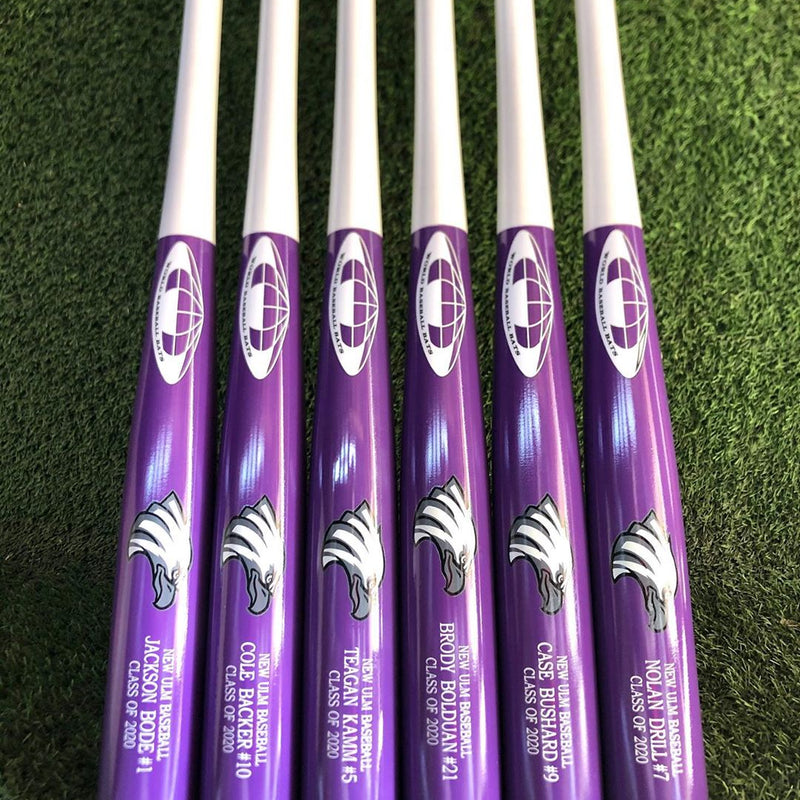 Custom Wood Trophy Baseball Bats by World Baseball Bats