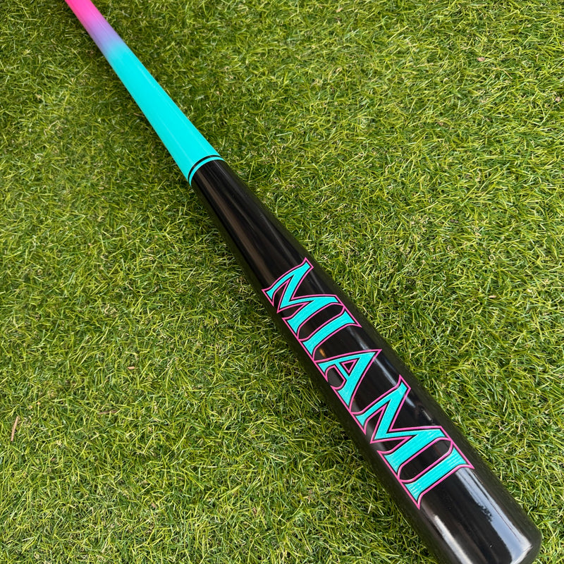Miami Marlins Custom Corporate Award Baseball Bat